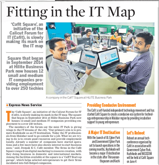 Cyber Square Pro indian express 2016